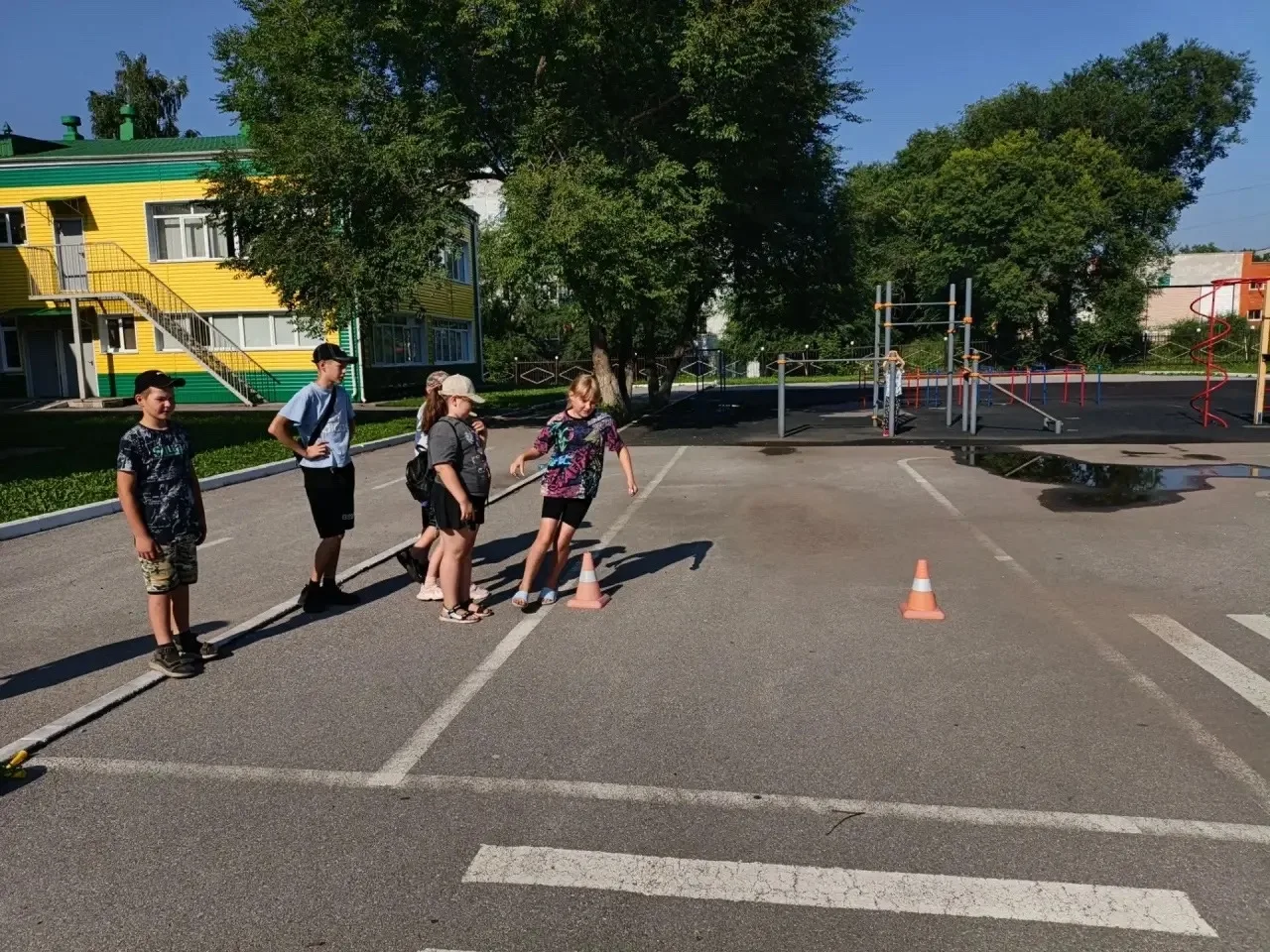 🔥 Сегодня на вечерней площадке "Островок мечты" на одном дыхании прошла спортивная эстафета «Мир сп