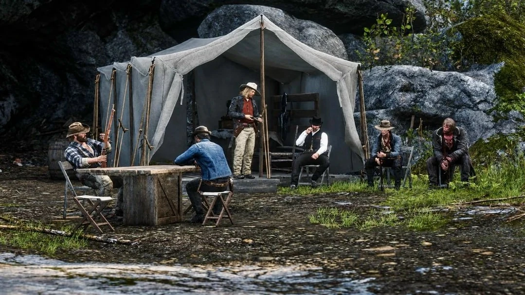 Некоторые игроки только сейчас заметили, что распад банды в RDR2 показали ещё до финаль...