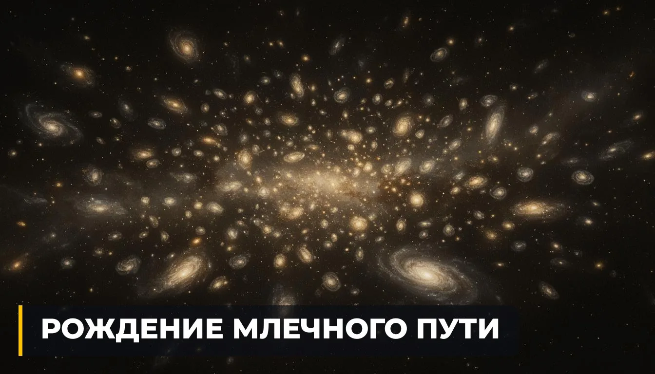 🌌 БУДУЩИЙ МЛЕЧНЫЙ ПУТЬ ОКАЗАЛСЯ РОССЫПЬЮ ГАЛАКТИК