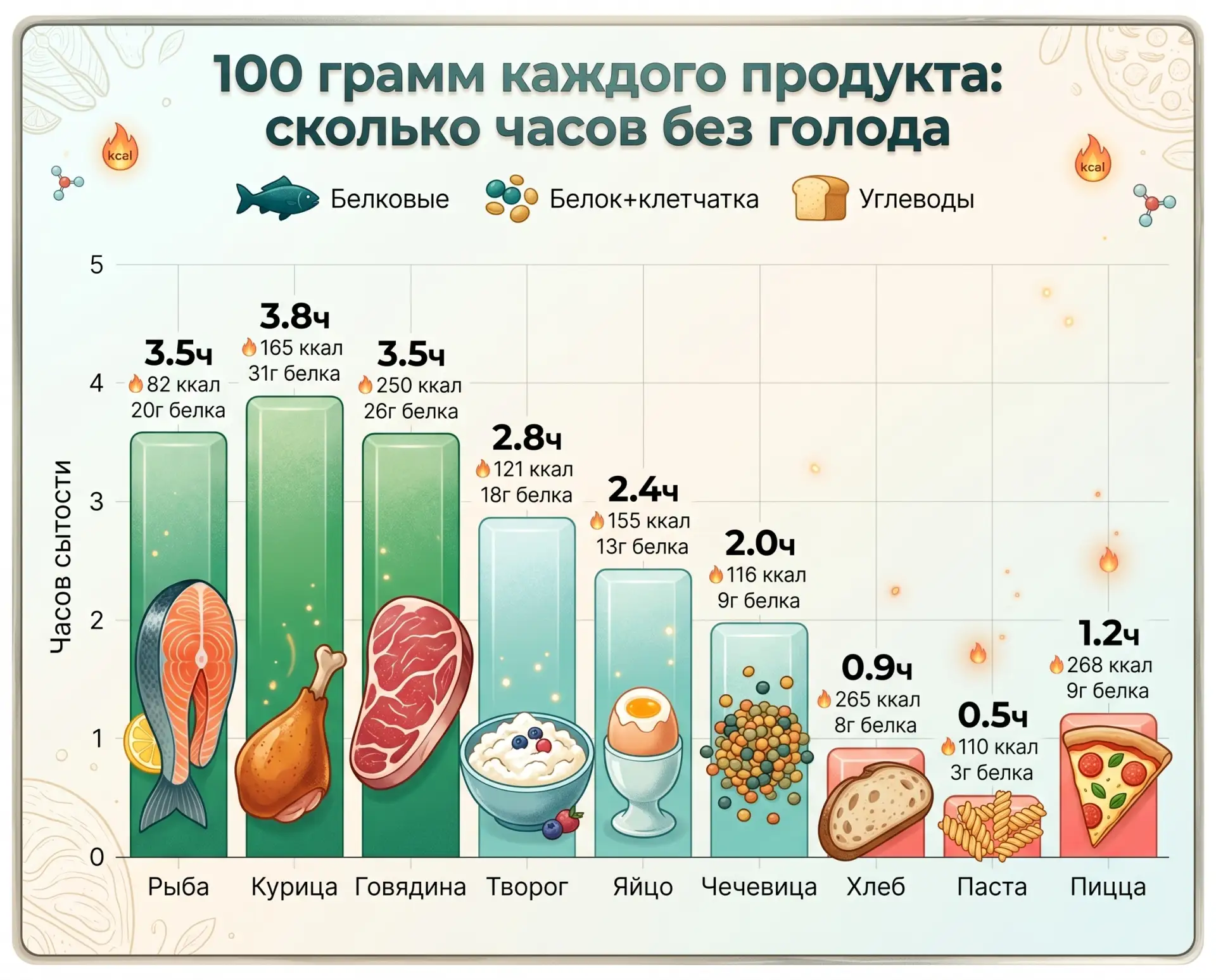 Почему белок насыщает лучше хлеба: простая физиология нормального обеда

Схватили булку по дороге, з