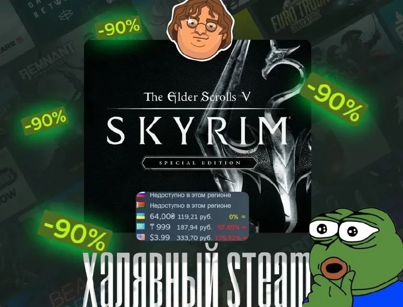 🎮 Вот это лучшее с распродажи — The Elder Scrolls V: Skyrim Special Edition получила с...