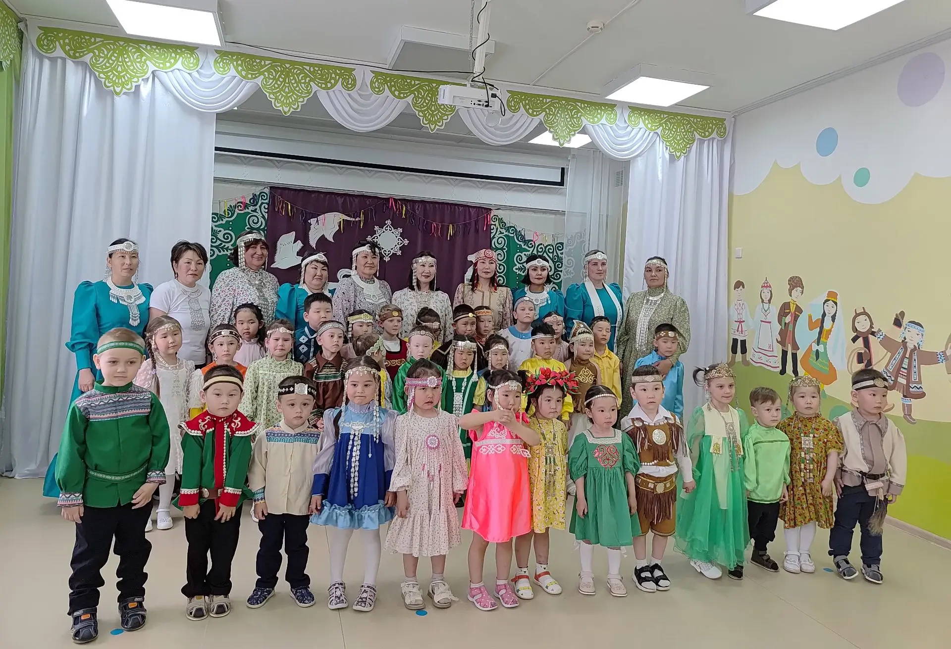 В детском саду «Аленушка» отпраздновали национальный праздник Ысыах
