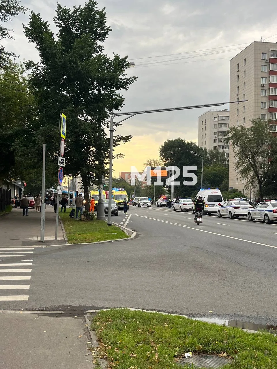 ⚡Кадры с места ДТП на Нижегородской улице