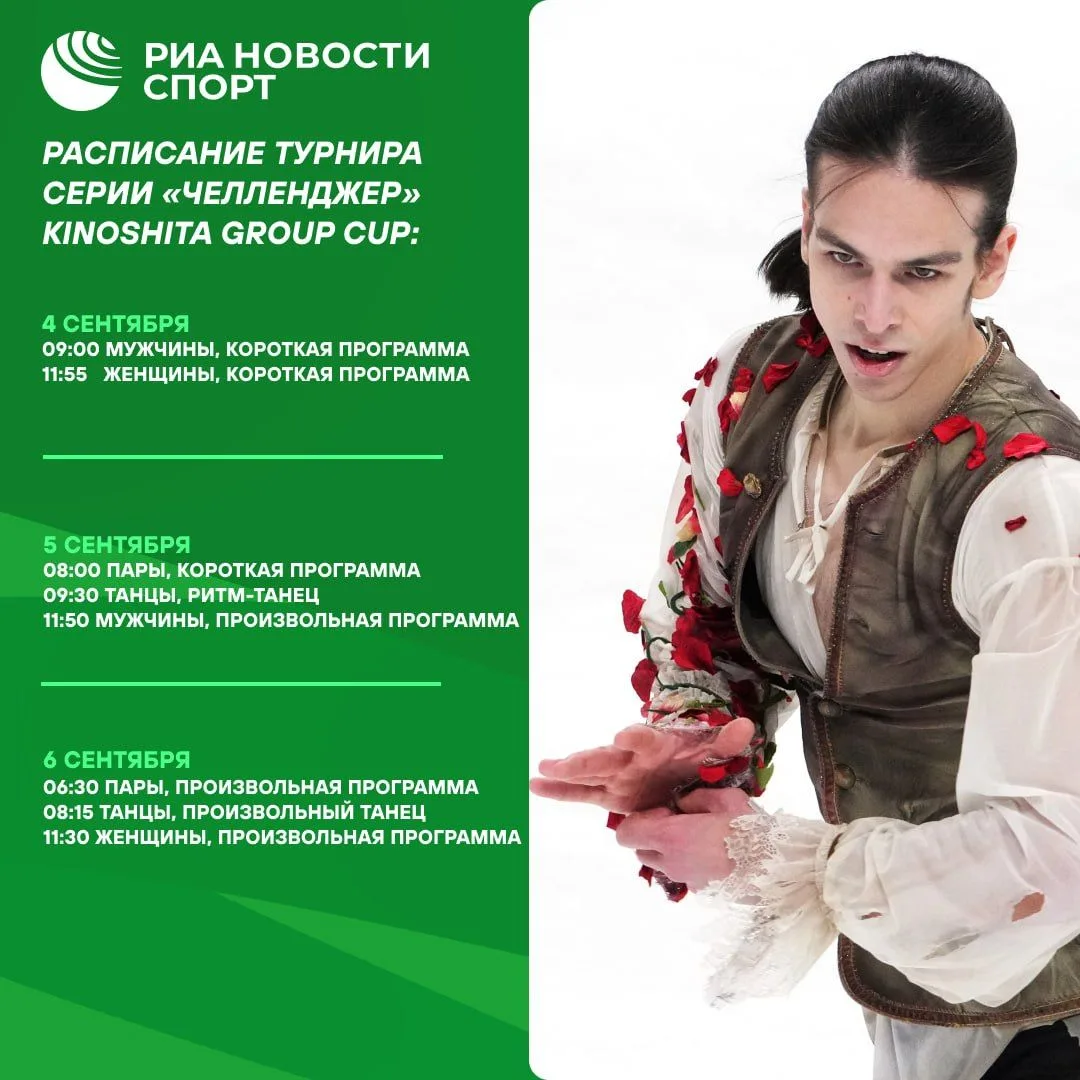 ⛸ Завтра в Токио стартует турнир серии «Челленджер»