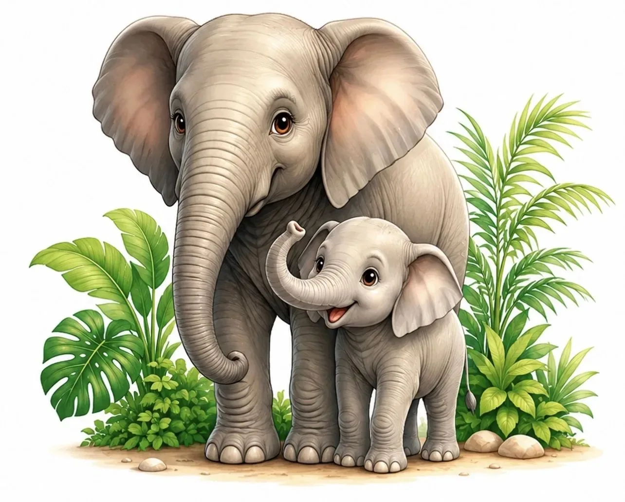 🐘 В средней группе продолжается проект «Животные жарких стран»! Тема недели — слоны.
Ребята узнали,