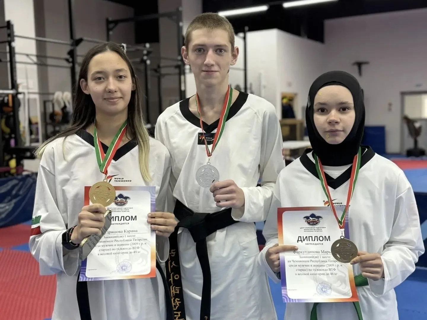 🥉Сборная Менделеевска заняла 3 место на Чемпионате РТ по тхэквондо