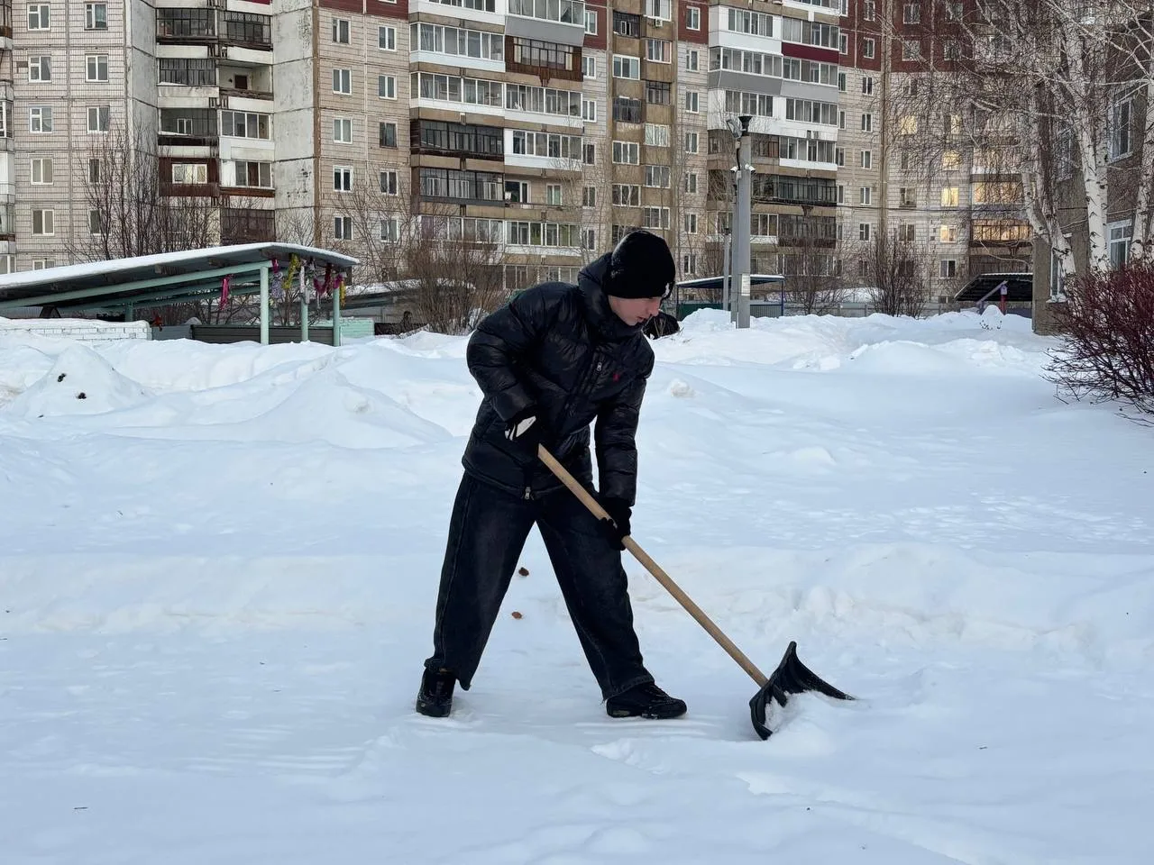 ❄️ «Снежная вахта» — 2026  Ученики нашей школы с энтузиазмом присоединились к городскому конкурсу по