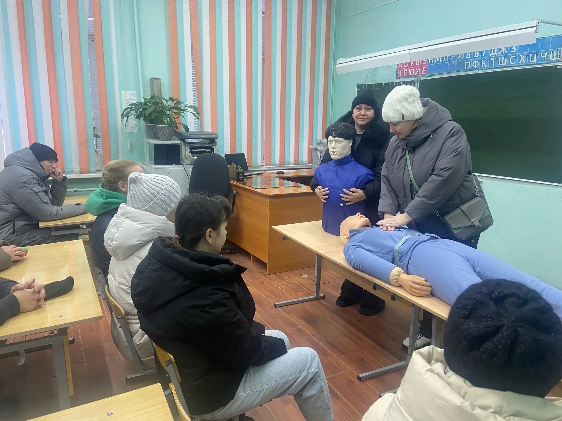 «Организация массового обучения населения по оказанию первой помощи продолжается»⛑️   💫 В рамках реа