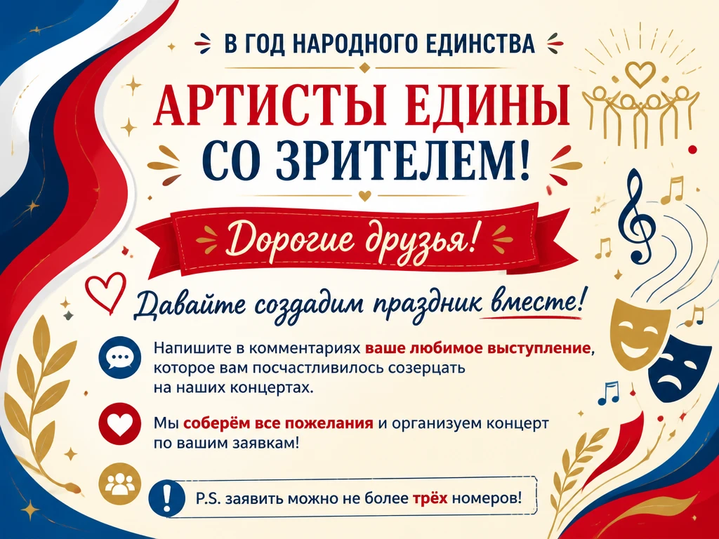 ВАШ ГОЛОС = НАШ СЕТ-ЛИСТ!