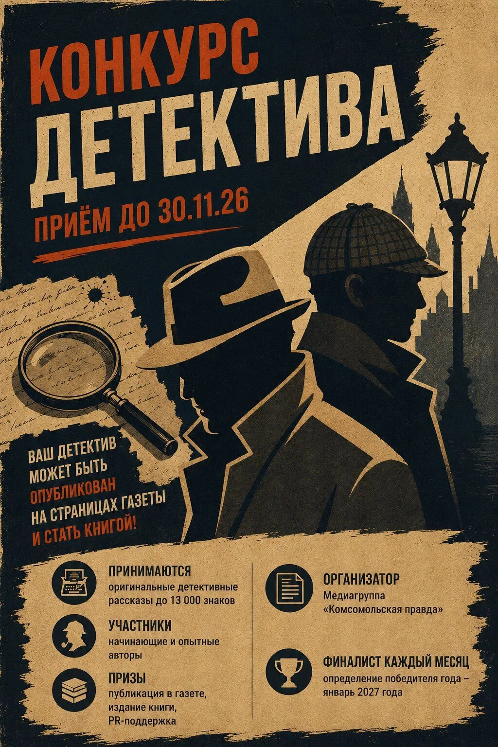 Конкурс детективного рассказа от «Комсомольской правды»