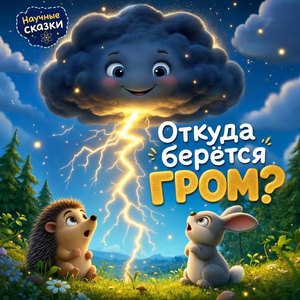 У нас сегодня были дождь и гром... ⛈️