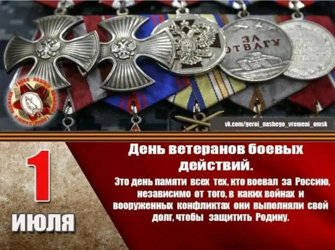 С Днём ветерана боевых действий!