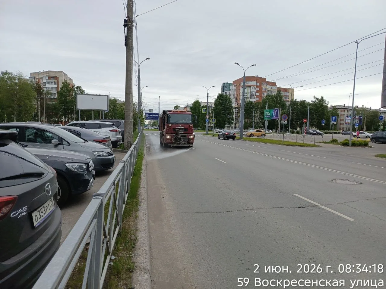 👷🏻‍♂ Продолжаем работы по очистке/мойке проезжей части, тротуаров, покосу травы и выв...