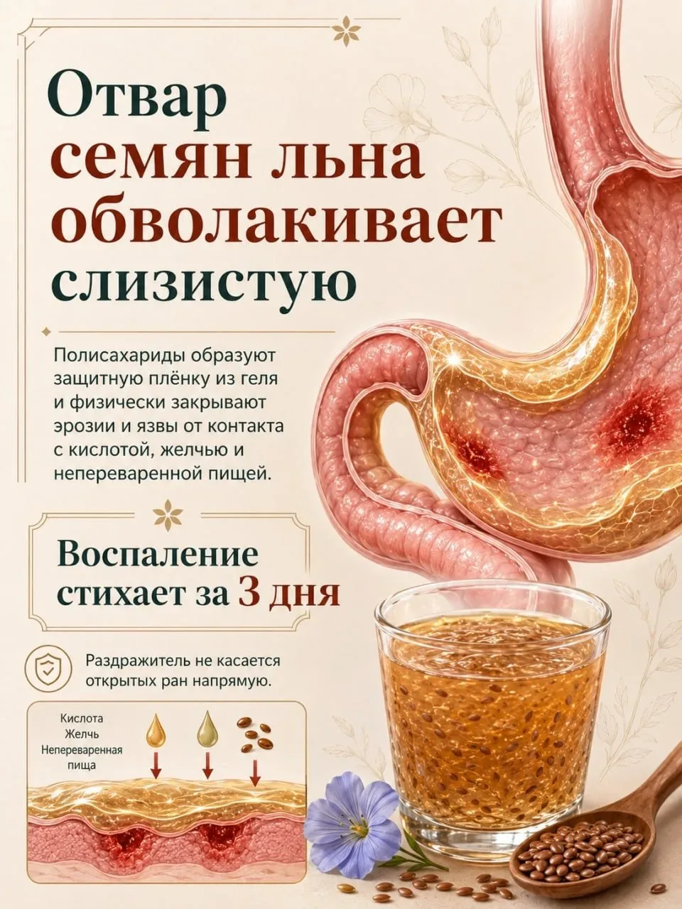 Этот метод заживляет слизистую желудка даже при язве ☝️

✍️ Подписывайся и сочетай с доказательной м