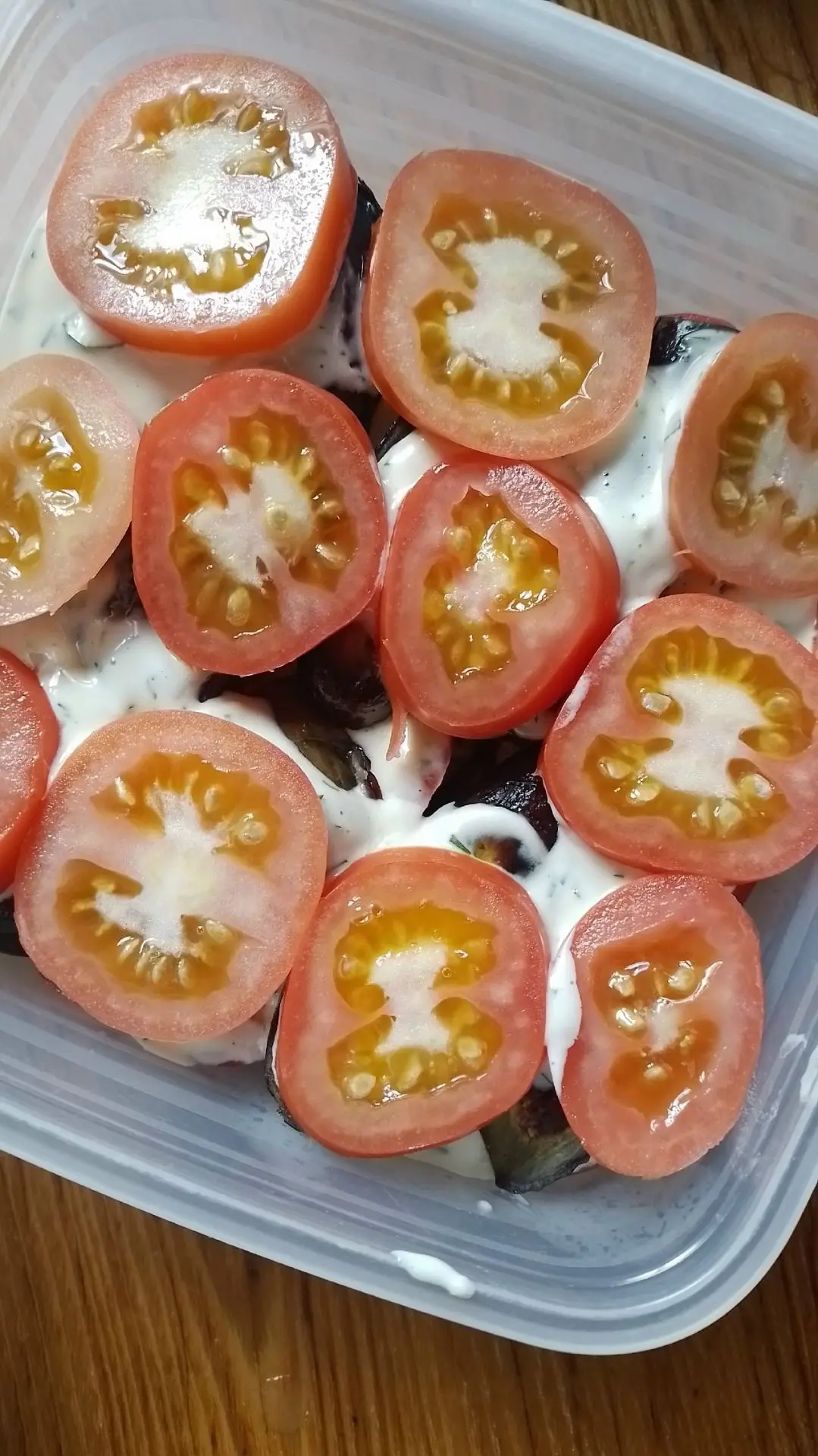 Закуска из баклажанов и помидоров
