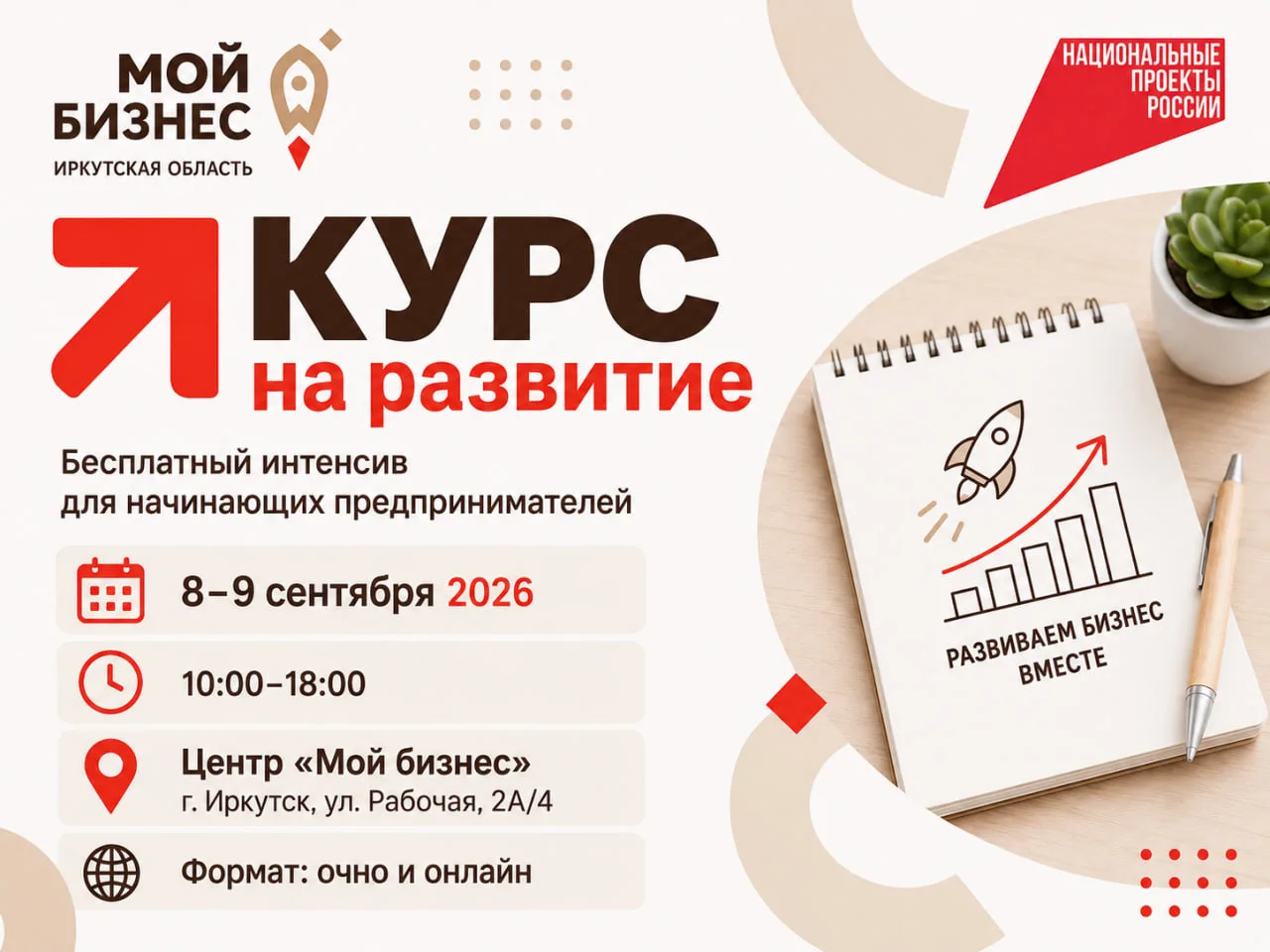 🚀 От идеи до первого клиента. Превратите свою мечту в бизнес за 2 дня!