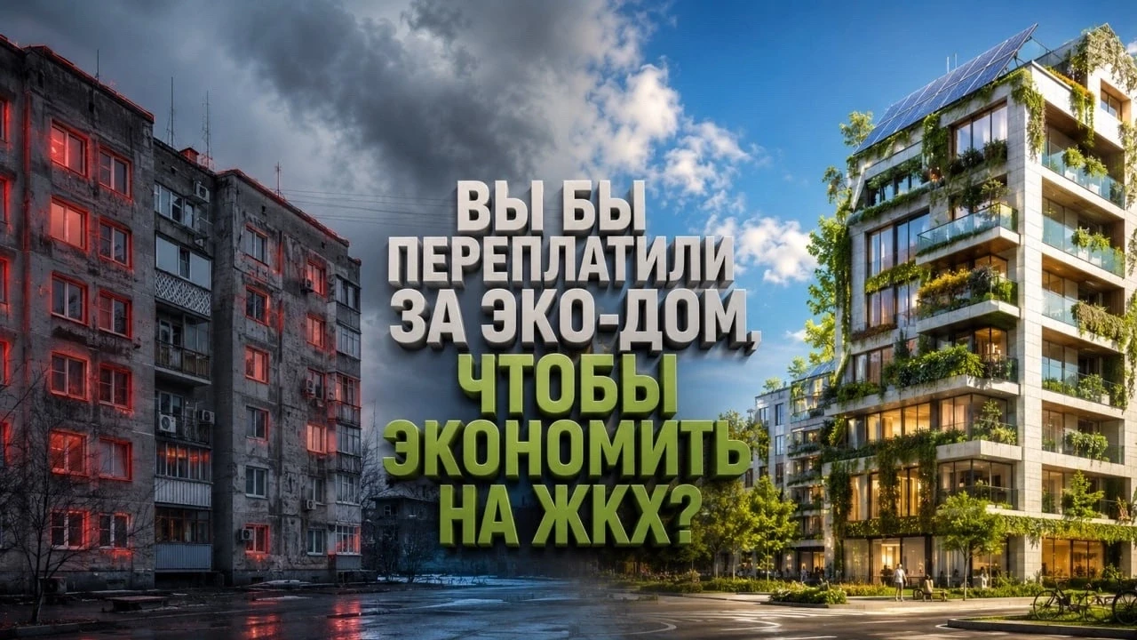 🌱«Зеленый» застройщик или счета х2 за коммуналку. Что выбирают россияне?