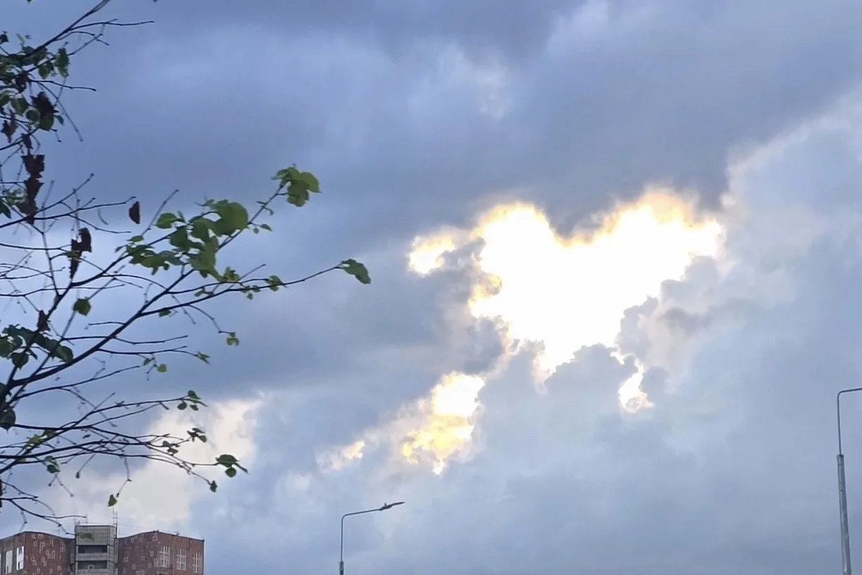 Сердце в небе после дождя