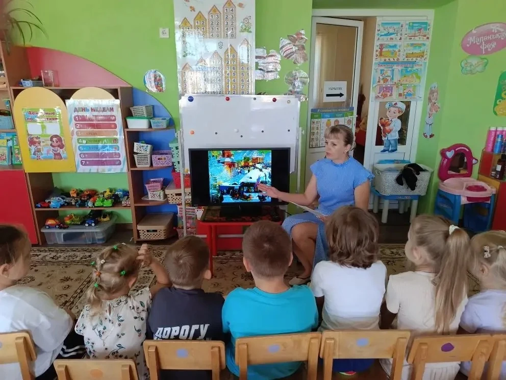 В рамках муниципального проекта "Возрождение казачьих традиций в детских садах Волоконо...