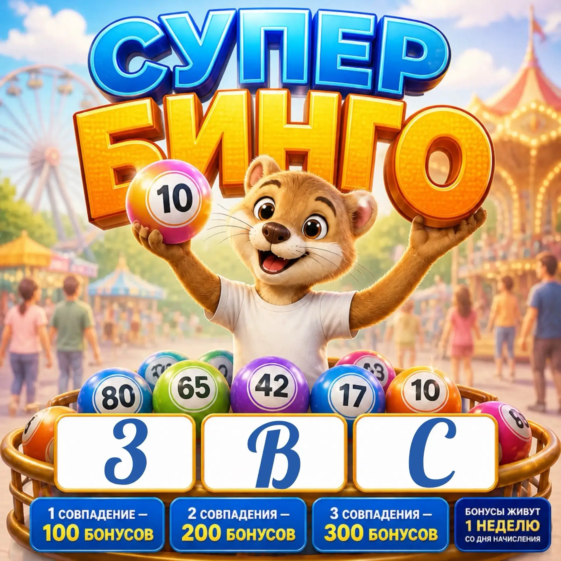 НОВАЯ НЕДЕЛЯ - НОВЫЙ БИНГО!✨
