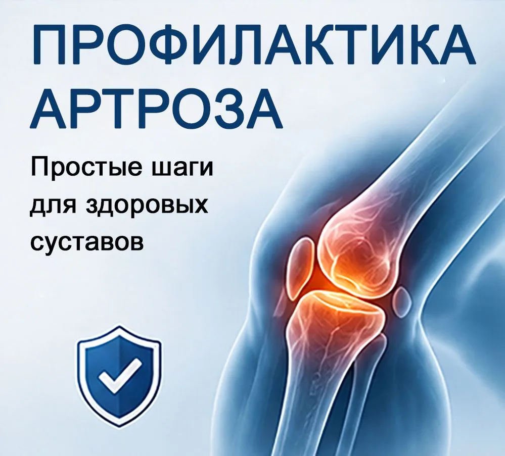 🦴 Профилактика артроза важна всем!