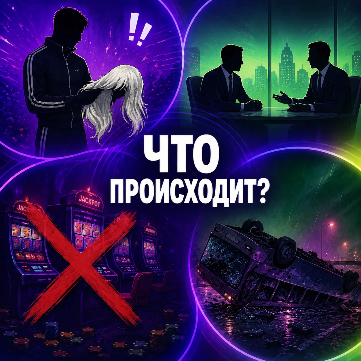 🗞 Покушение в женском парике, самозапрет на азартные игры, подросток за рулем, встреча губернатора 