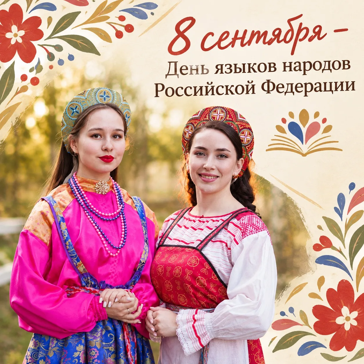 8 сентября – День языков народов Российской Федерации 🇷🇺