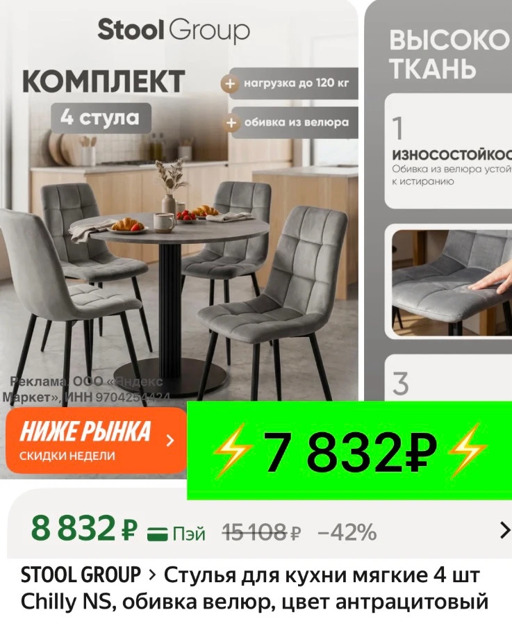 Ниже рынка:
