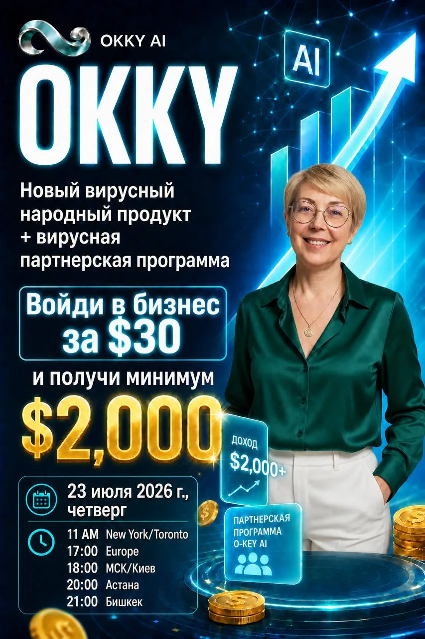 💟Сегодня вечером вы сможете посмотреть зум встречу и  узнать все об Окку и заработке н...