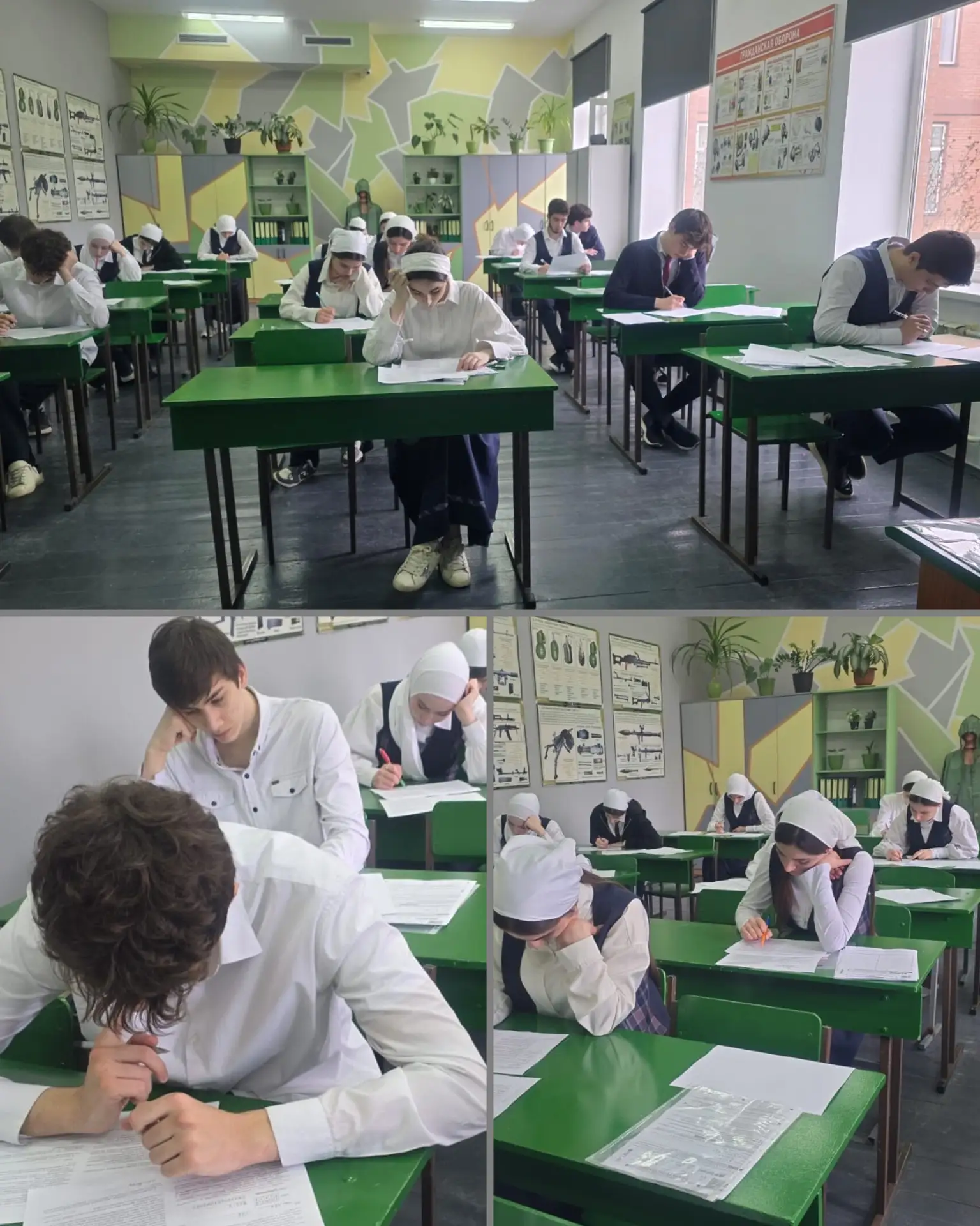 Наши ученики девятых и одиннадцатых классов написали годовую контрольную работу, полнос...