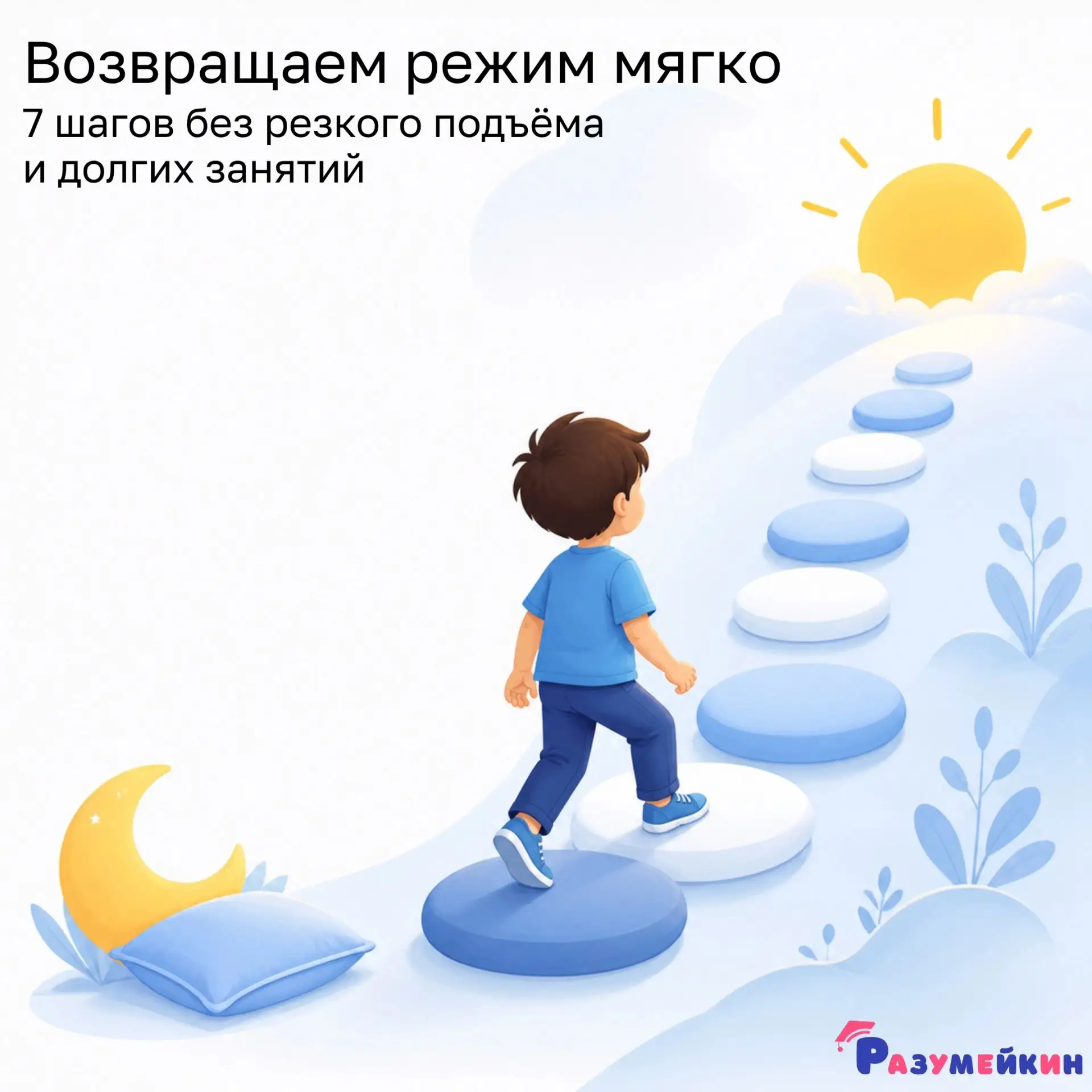 После каникул будильник звенит, а утро будто начинается в густом тумане. Не обязательно...