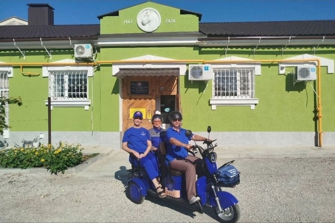 🏍 Госветслужба Евпатории получила электрические трициклы

Сотрудники государственной ветеринарной с