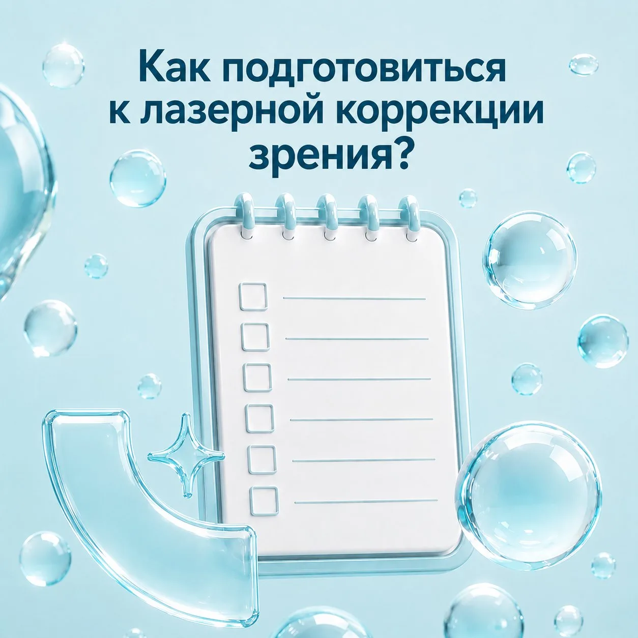 Решились на лазерную коррекцию зрения — и не знаете, с чего начать? Разбираем по шагам 👇

Весь путь
