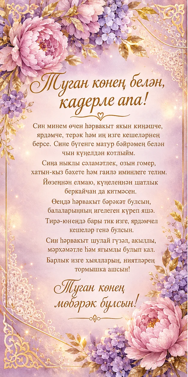 Якыннарыгыз өчен яңа универсаль открыткалар әзерләдем! 🎁✨