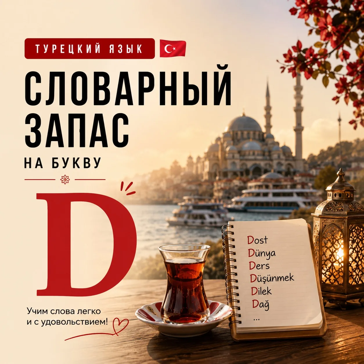 🇹🇷Сегодня пополним словарный запас глаголами на букву D😉👇