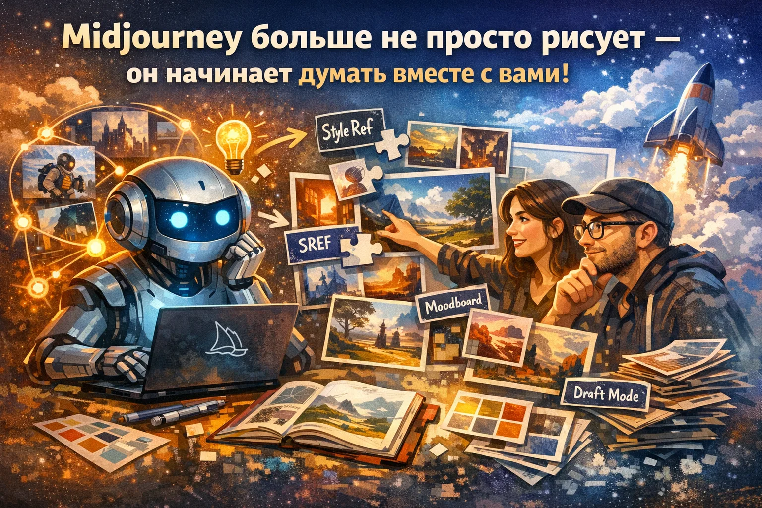 Midjourney больше не просто рисует — он начинает думать вместе с вами 🤯