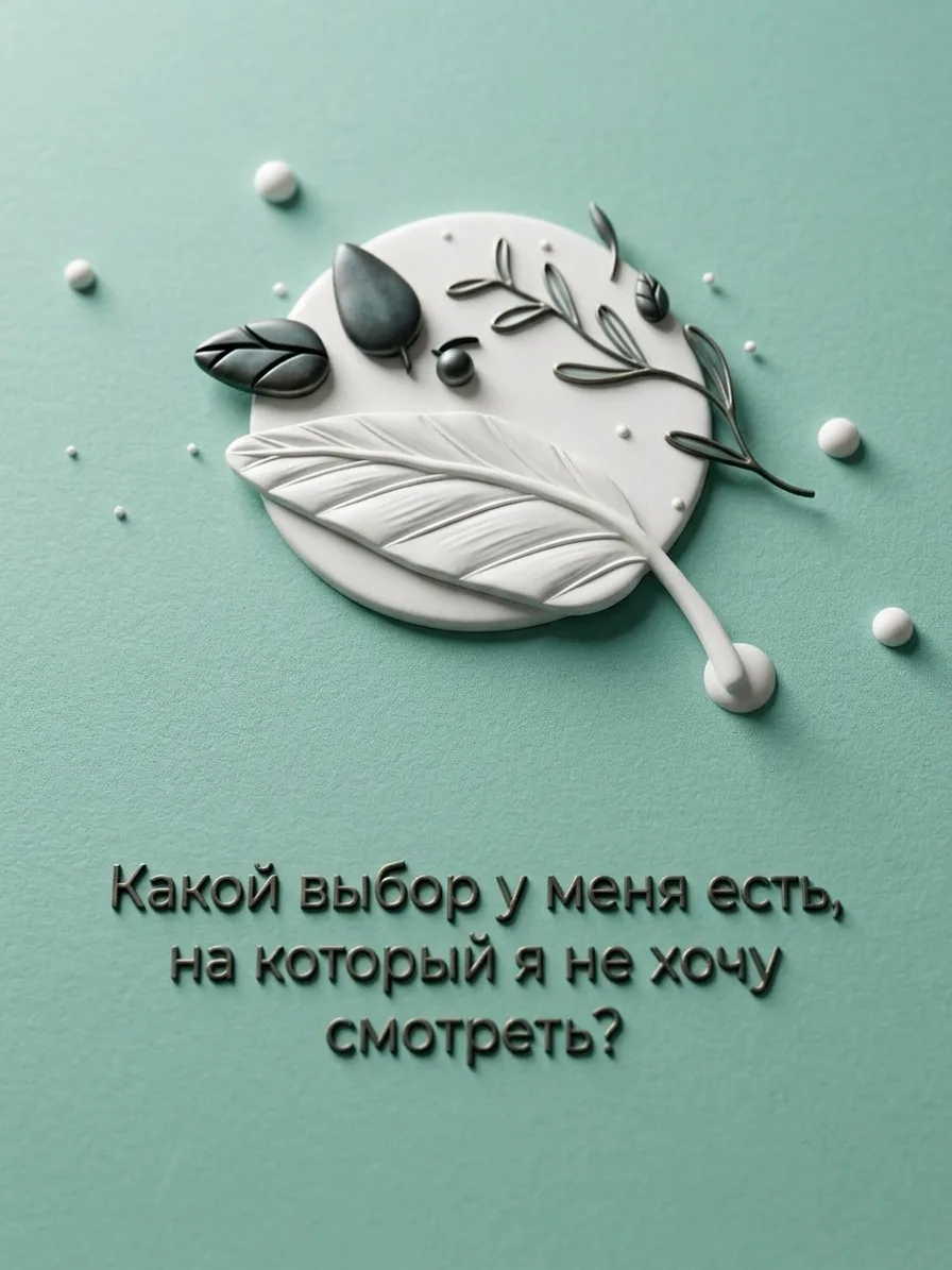 Какой выбор у меня есть, на который я не хочу смотреть?