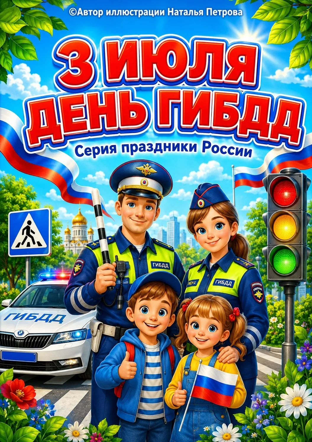 3⃣ июля отмечается важный профессиональный праздник – День ГИБДД 🚔

Уважаемые родители! Соблюдайте 