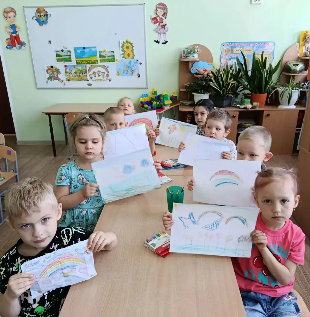 🌟 Творчество и лето в работах ребят из средней группы «Петушок»! 🌟