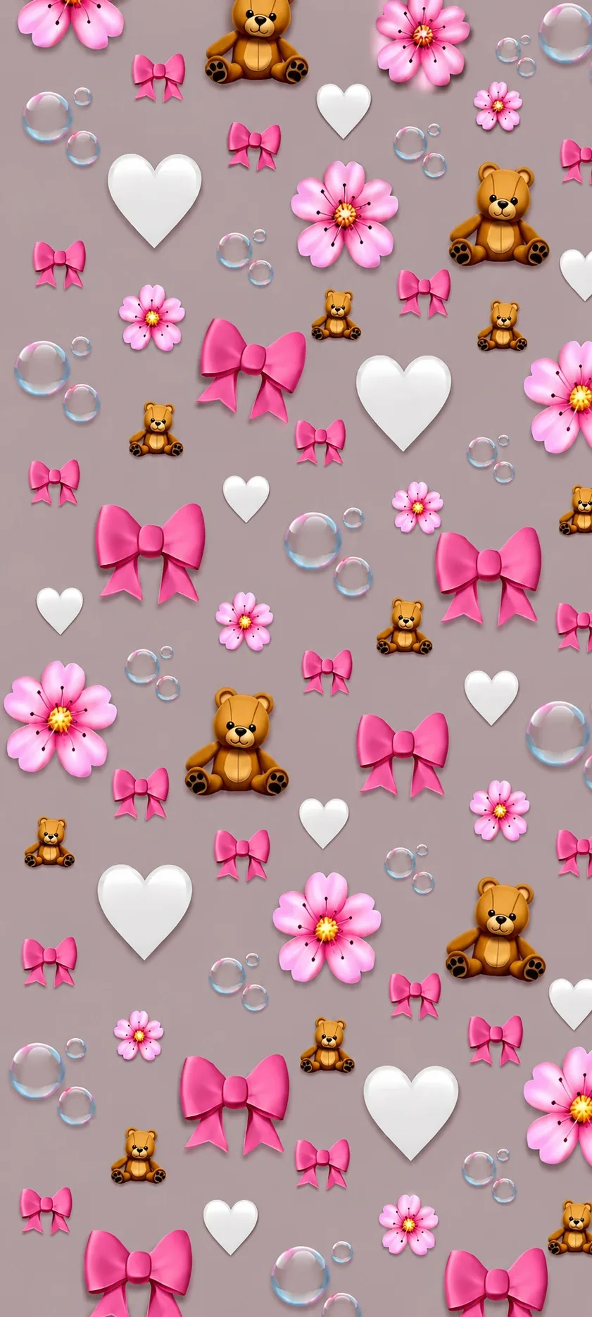 Эстетичные обои с эмодзи 🌸