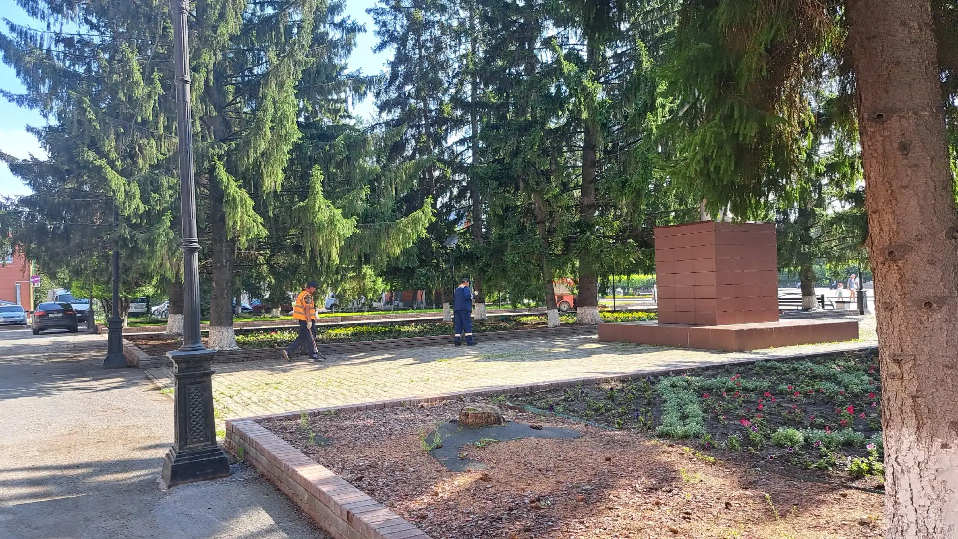 Прометание площади "Победы".