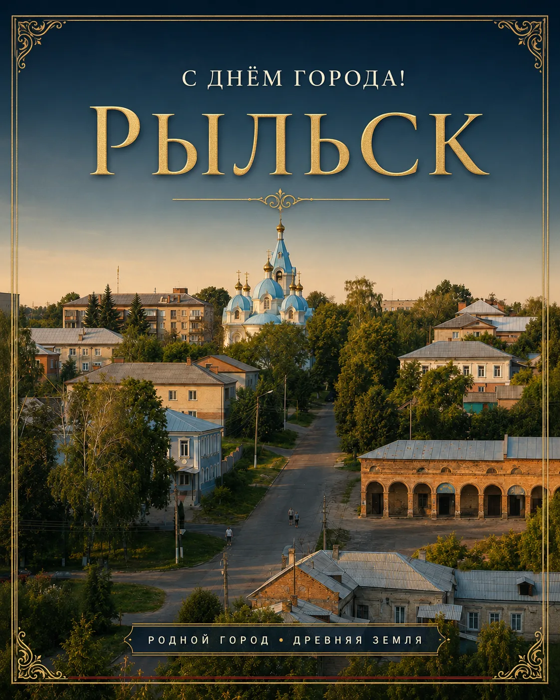 Дорогие рыляне! От всей души поздравляю вас с Днём нашего родного города! ❤️
