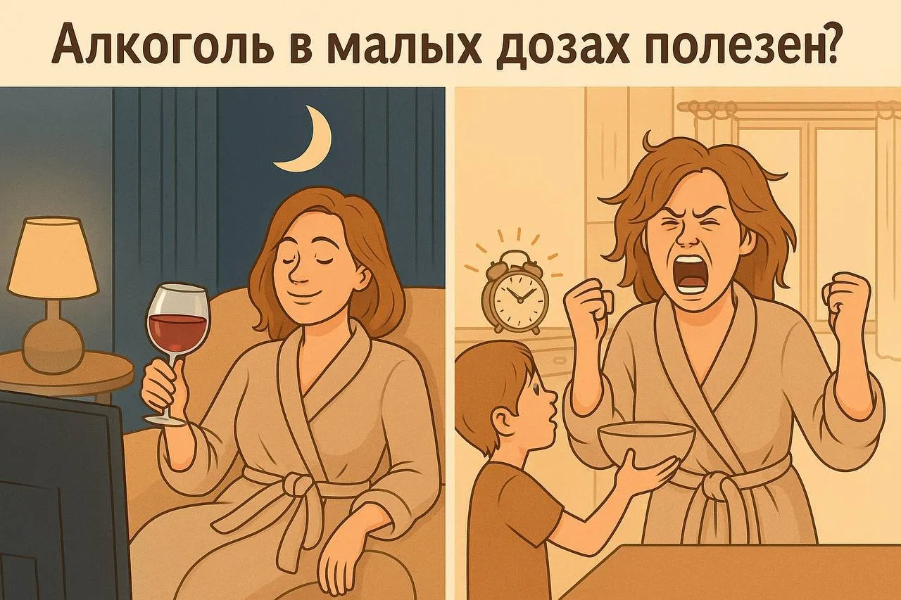 🥂 Миф: алкоголь в малых дозах полезен (вино, коньяк, водка и т.д.)  Дорогие мои, это один из самых у
