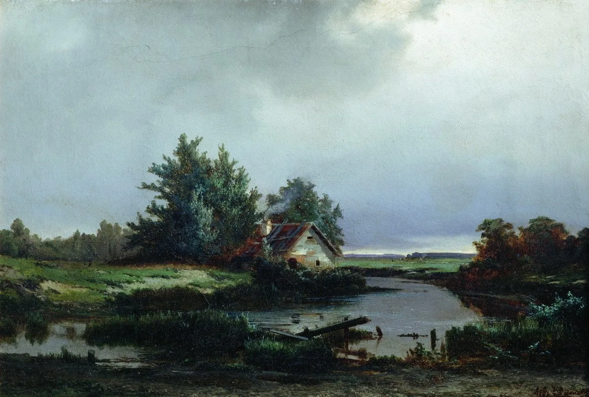 "Перед грозой", 1869 г.