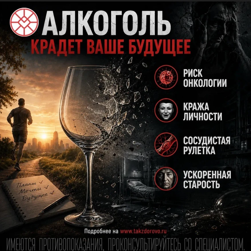 Алкоголь крадет ваше будущее