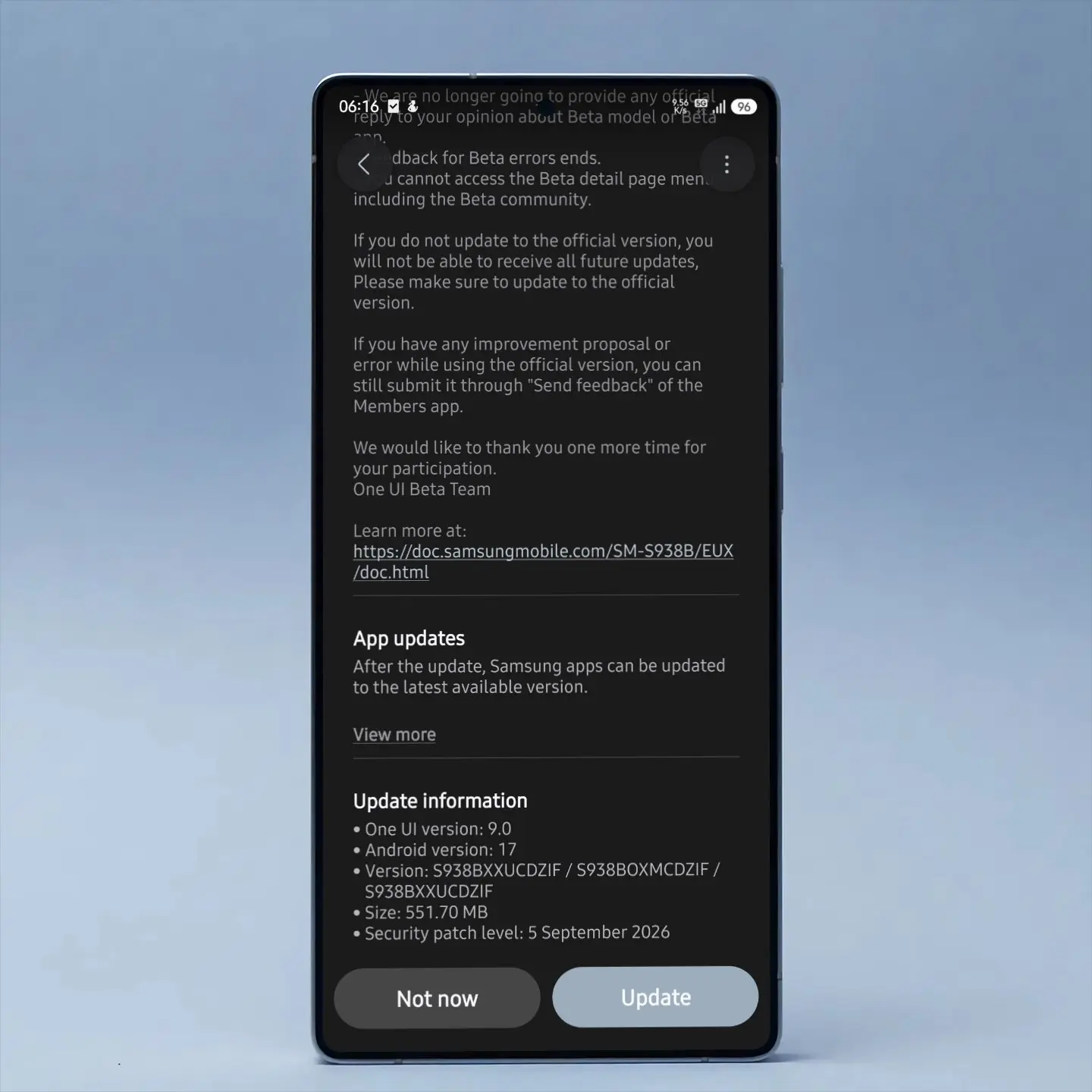 Серия Galaxy S25 начала получать обновление до OneUI 9
