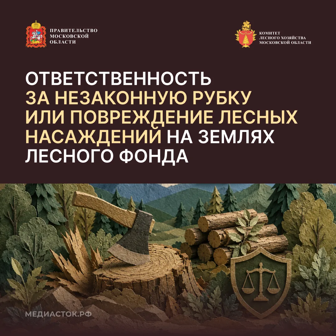 🌲❌Незаконная рубка лесных насаждений, их повреждение или незаконное выкапывание деревь...