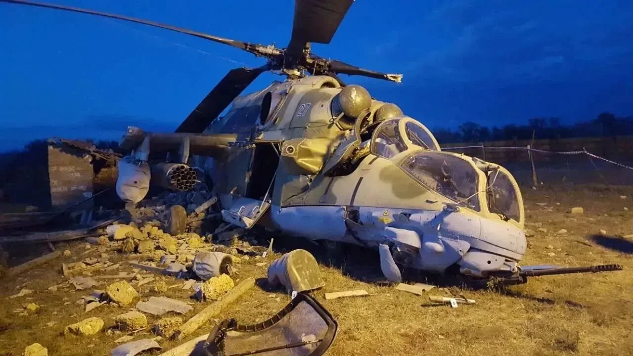 В  ОБЛАСТИ УПАЛ ВЕРТОЛЁТ