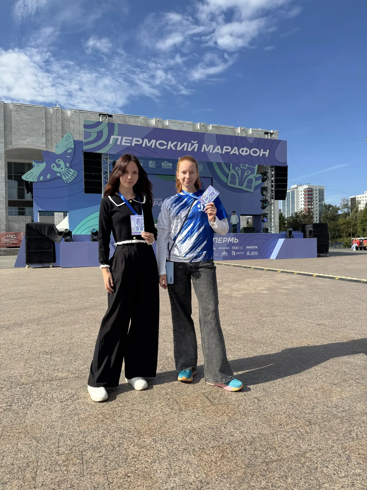 Сегодня команда «Голоса Пармы» работает на Пермском марафоне 💪