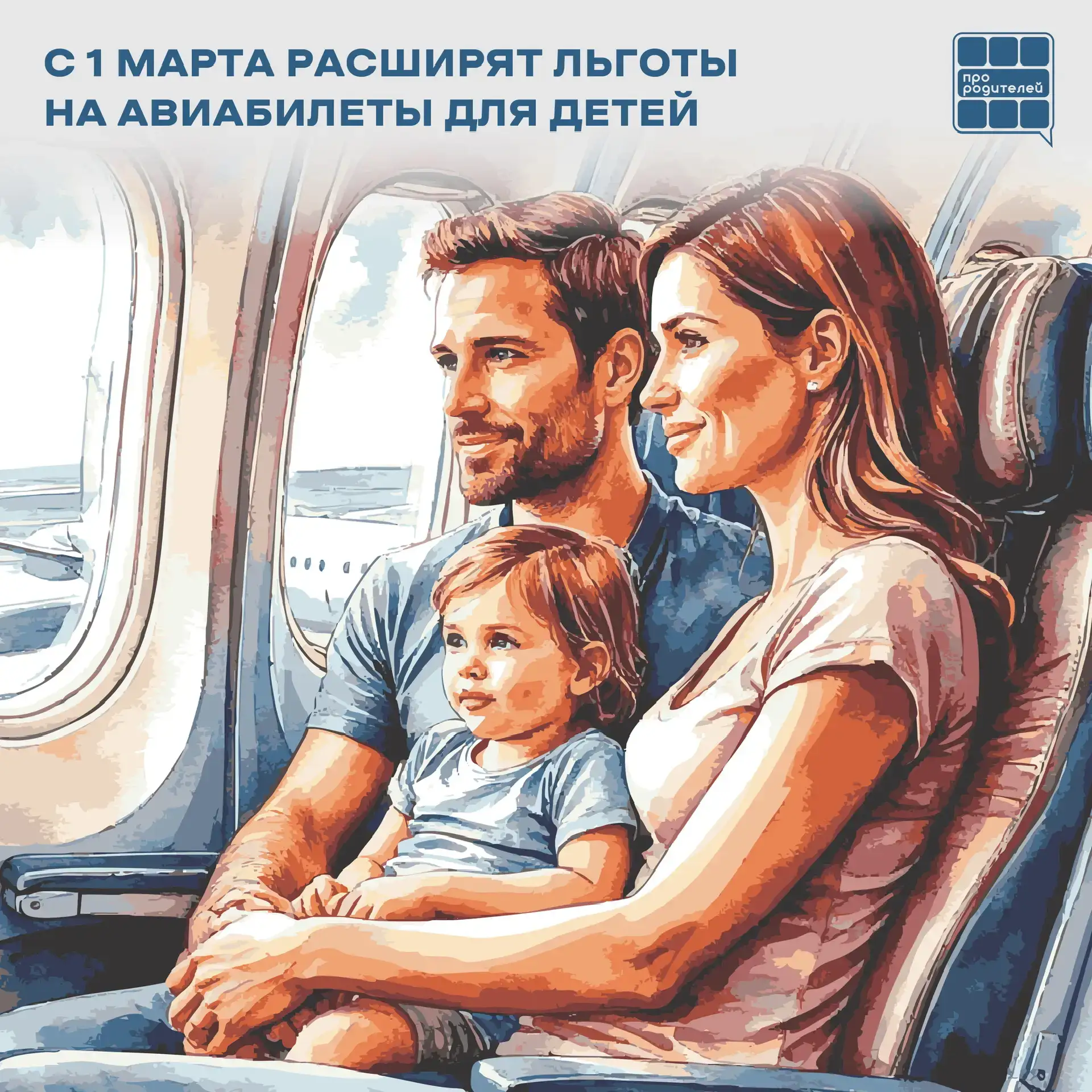 ✈️ Семейные авиаперелеты: с 1 марта — больше возможностей!